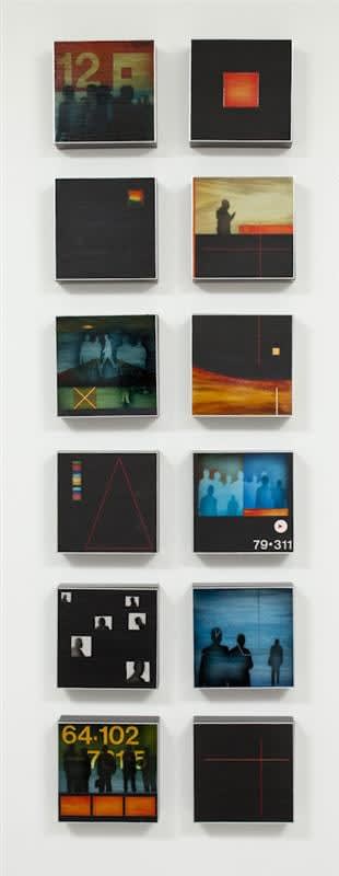 Tracey Walker 79.311, 2011 Mixed media on aluminium 115.0 x 35.0 x 5.0 cm