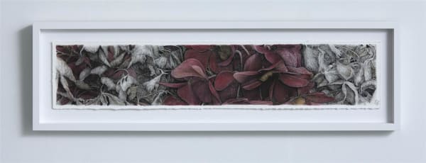 Liam Gerrard View Road, Mt. Eden, 2020 charcoal and pastel on paper 31.5 x 105.0 cm