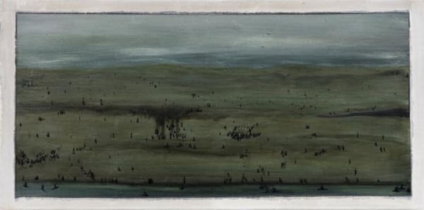 Linda Holloway Sans Frontieres I, 2016 oil on linen 30.0 x 60.0 cm