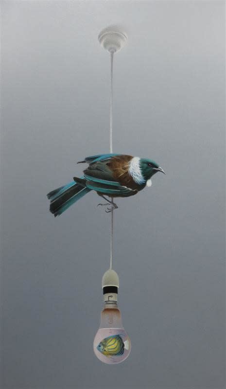 Paul Martinson Blue Green Light, 2016 oil on canvas 85.0 x 50.0 cm