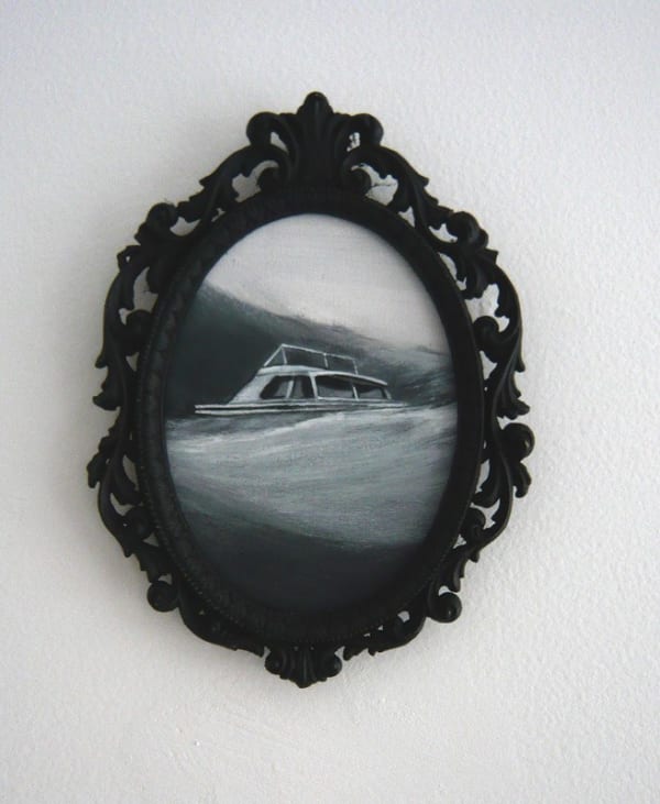 Josephine Cachemaille Big Sea, 2009 Acrylic and gesso on board 85 x 60 mm