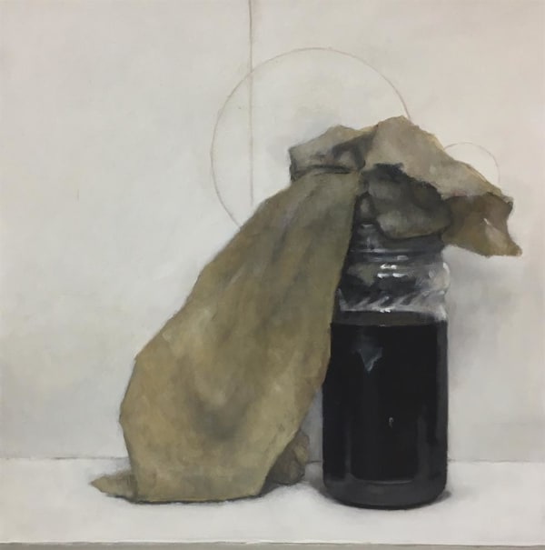 Damien Kurth Vale, 2017 oil on board 40.0 x 40.0 cm