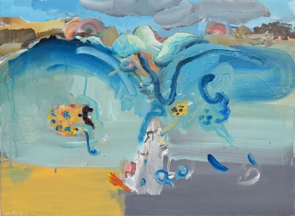 John Oxborough Hills to Highcliff V, 2013 Acrylic on canvas 45.0 x 60.0 cm