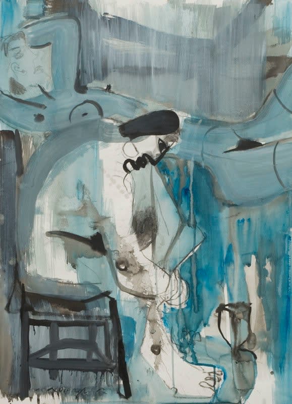 John Oxborough, Double Portrait with T.A., 2008