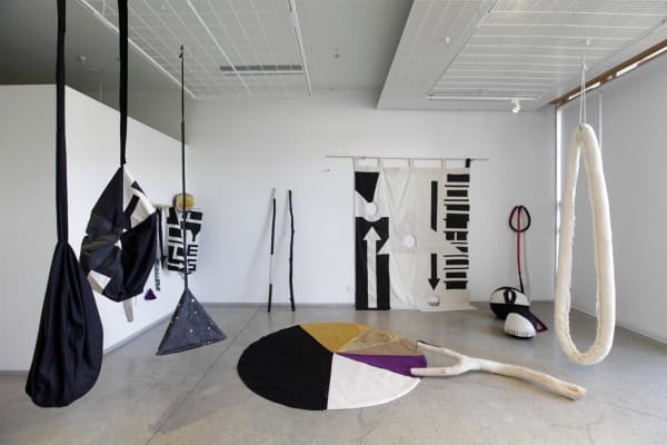 Josephine Cachemaille Feel Up studio installation, 2016 mixed media