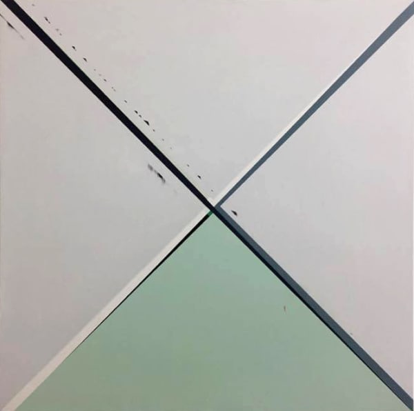 Robbie Fraser Through this field, to the lungs, 2017 oil on canvas 120.0 x 120.0 cm