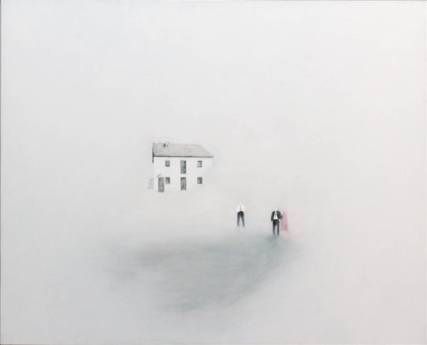 Alan Ibell Before The Fire, 2013 Acrylic on board 85.0 x 105.0 cm