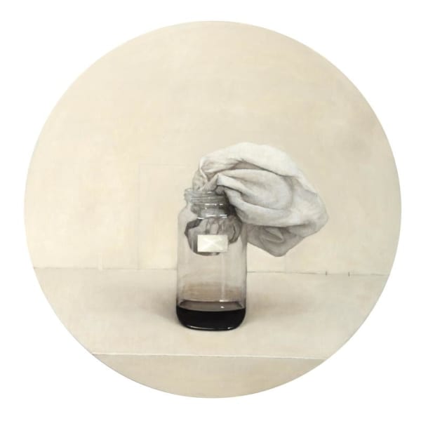 Damien Kurth Fixings, 2016 Oil on board 120.0 x 120.0 cm