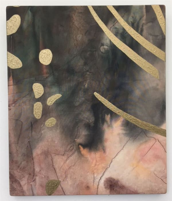 Paris Kirby Rotorua, 2018 acrylic on silk 30.0 x 25.0 cm