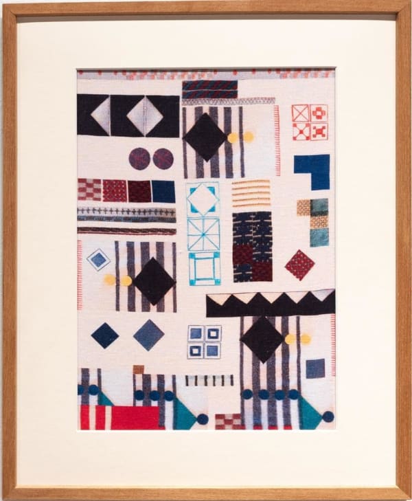 Julia Holderness Sampler: Akins & Weir, 2018 digital textile print on linen, edition of 3 340 x 245 mm