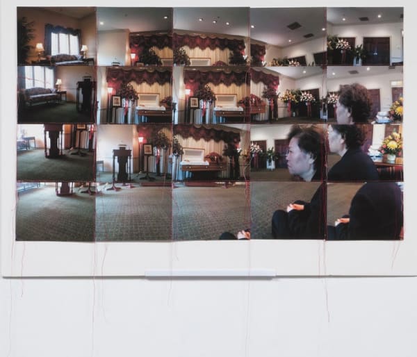 Young Sun Han 11.10.11, 2012 Archival inkjet print, thread 49.5 x 85.0 cm