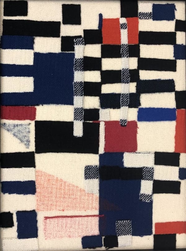 Julia Holderness Set Projection for Act I, 2018 felt and wool appliqué 540 x 420 mm