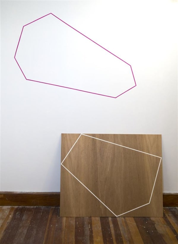 Karyn Taylor Actual + Actual, 2017 gouache and plywood 2000 x 1500 mm