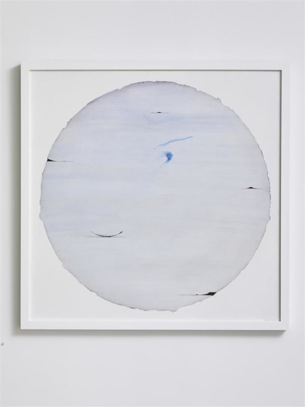 Simon Kaan Untitled III: Tuaki Series, 2019 acrylic and ink on board 955 x 955 mm