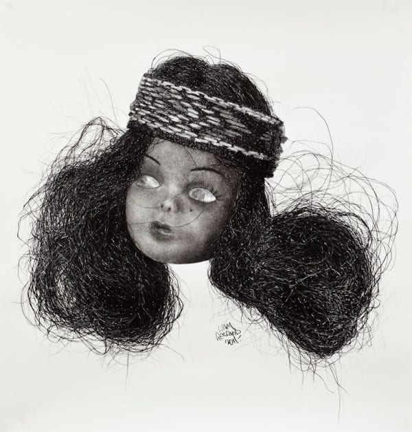 Liam Gerrard Doll II, 2011 Charcoal on paper 89.0 x 82.0 cm