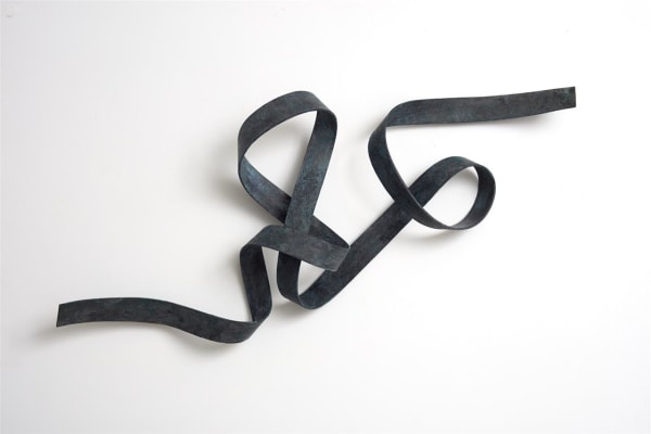 Ray Haydon Curlicue I, 2017 carbon fibre, bronze 500 x 1500 x 200 mm