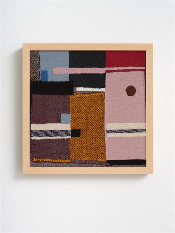 Julia Holderness, Float_mustard and pink, 2020