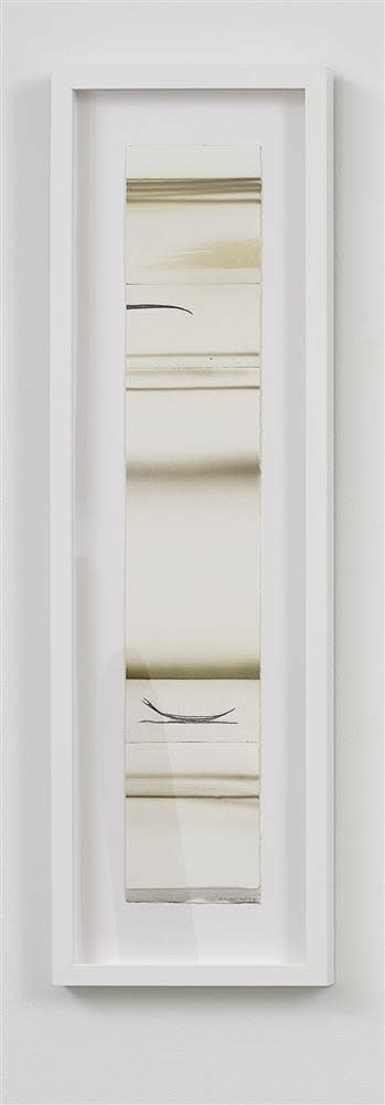 Simon Kaan Te Au series II - I, 2023 Chinese ink and gouache on cotton paper, intaglio woodblock 80.0 x 25.0 cm