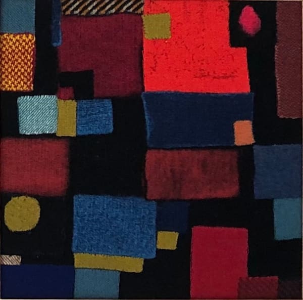 Julia Holderness Rug Design for Act 2, 2018 felt and wool appliqué 420 x 320 mm