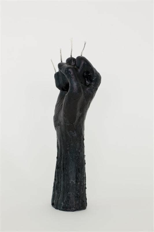 Josephine Cachemaille Fight the Power, 2010 Wax and wick 290 x 80 x 30 mm