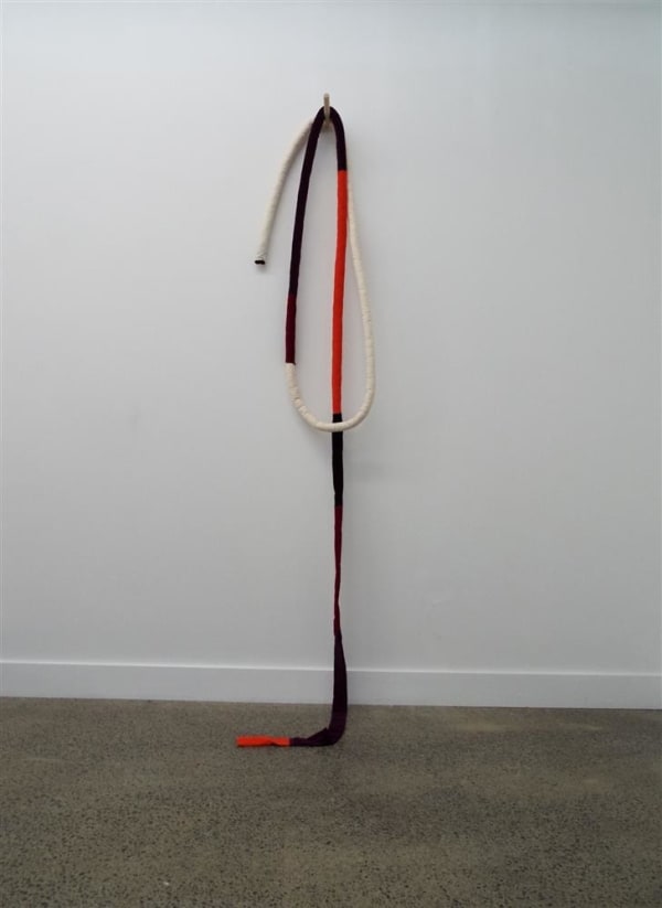 Josephine Cachemaille Cord, 2016 velvet, corduroy, calico, dracon fill 6500 x 40 x 40 mm