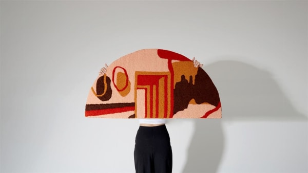 Daphne Espiritu Moonway in Sienna, 2020 100% NZ wool 65.0 x 120.0 cm