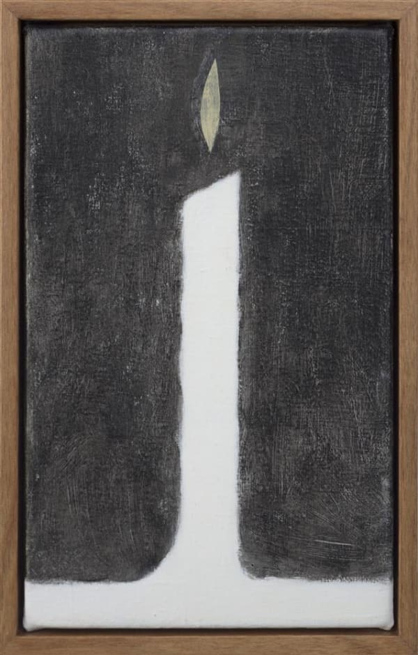 Alan Ibell Sconce, 2020 acrylic on canvas 15.0 x 13.5 cm