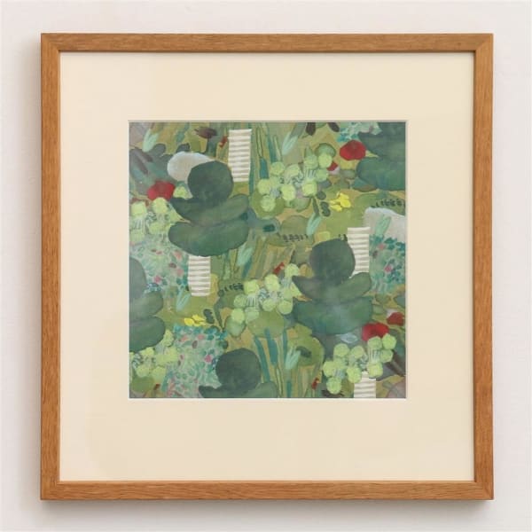 Julia Holderness, Garden textile #9 (sample), 2023