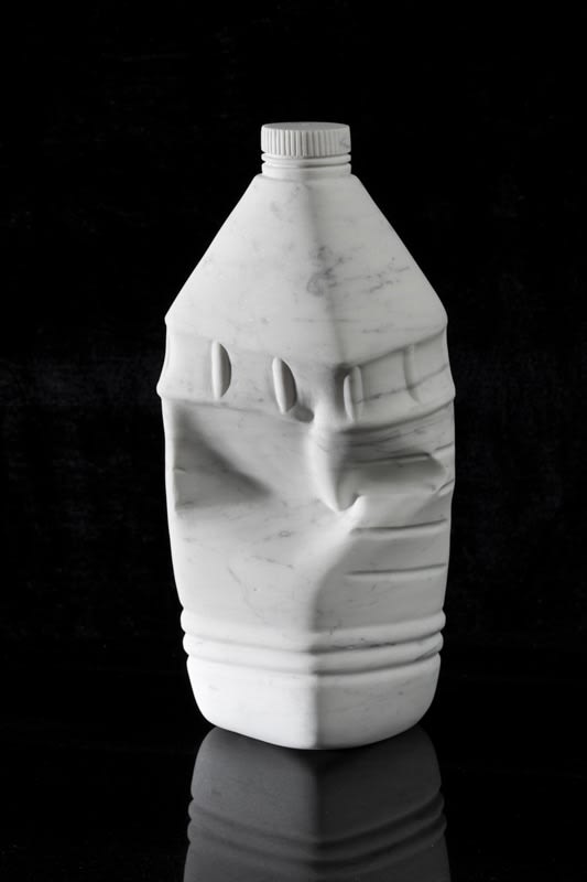 Martin Selman Water Bottle x, 2014 Carrara marble 29.0 x 11.5 x 13.0 cm