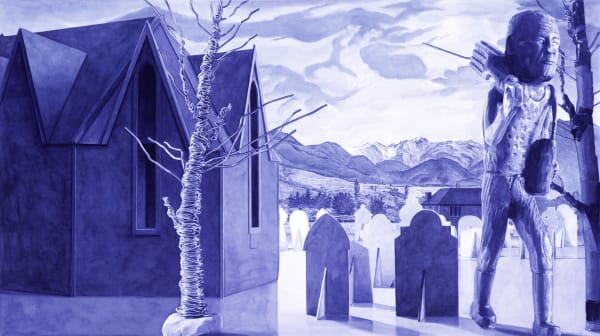 Stephen Ellis, Buried Giant III Lazarus Trees, 2024