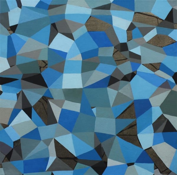 Wendy Kawabata Upland and Furrow VII, 2016 oil on canvas 45.7 x 45.7 cm