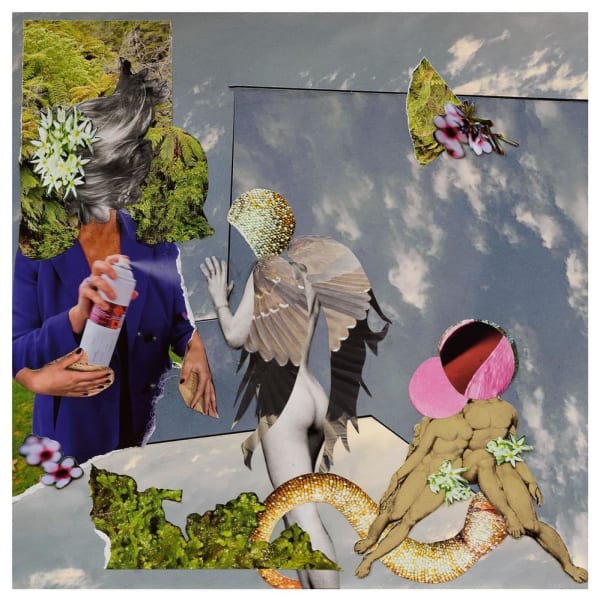Teresa Hr Lane Pest Management, 2020 mixed media collage 36.5 x 36.5 cm