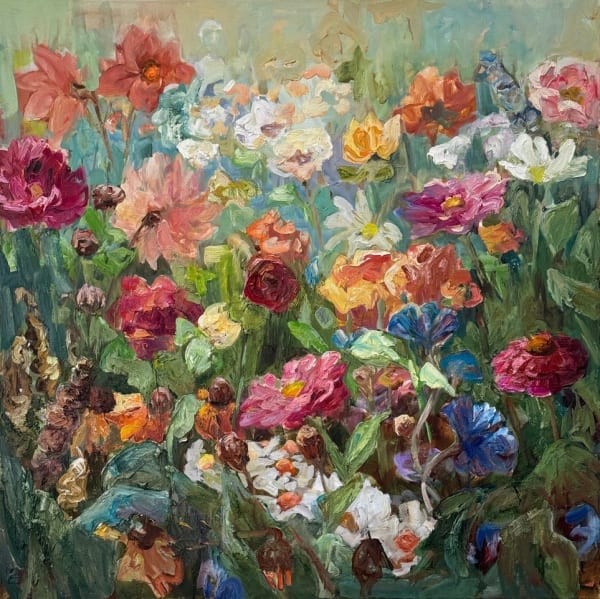 Katherine Throne Wonderland, 2024 Oil on canvas 900 x 900 mm