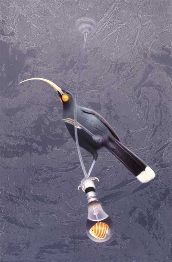 Paul Martinson Orange Light, 2021 oil on stretched canvas 750 x 500 mm