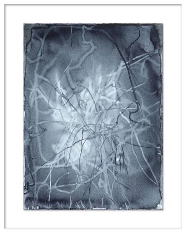 Anita Levering Untitled 6234, 2017 Paynes Grey artist quality watercolour on rag paper 40.0 x 30.0 cm