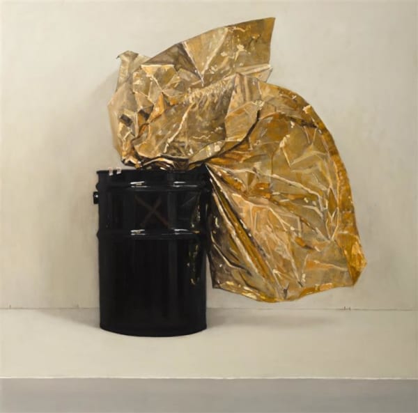 Damien Kurth Shaz, 2016 oil on board 120.0 x 120.0 cm