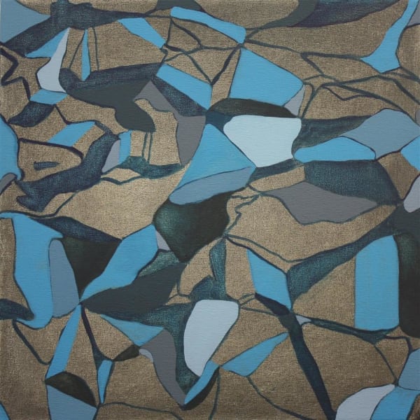 Wendy Kawabata Upland and Furrow I, 2016 oil on canvas 45.7 x 45.7 cm