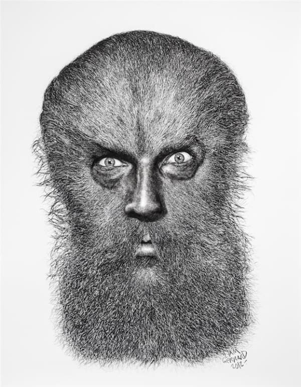 Liam Gerrard The Sayer of the Law, 2012 Charcoal on paper 120.0 x 100.0 cm