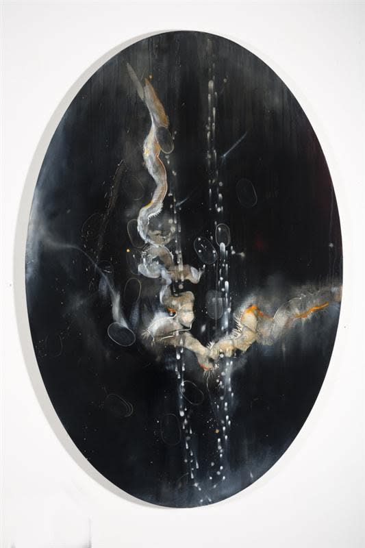 Cruz Jimenez Midnight Cipher, 2013 Oil on board 120.0 x 80.0 cm