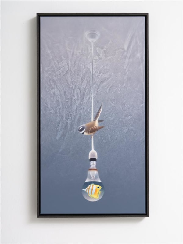 Paul Martinson Orange Light, 2020 oil on canvas 750 x 400 mm