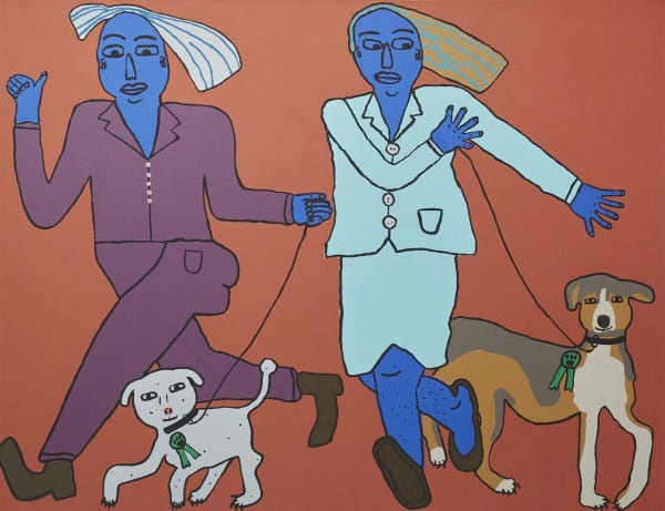 Claudia Kogachi Dog Show, 2017 acrylic on canvas 130.0 x 170.0 cm