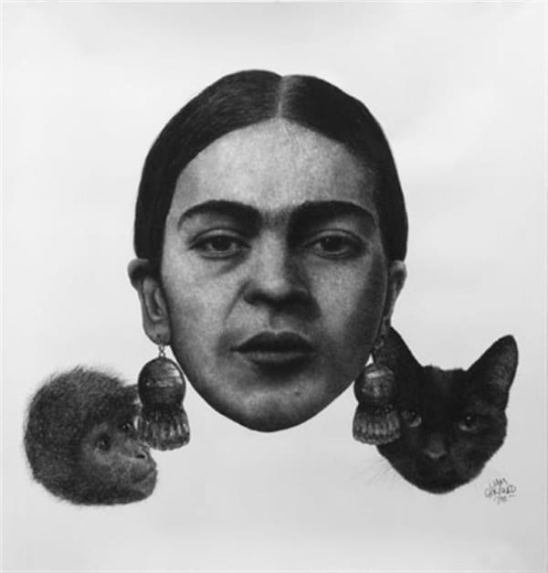 Liam Gerrard Frida, 2012 Charcoal on paper 120.0 x 120.0 cm