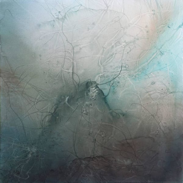 Anita Levering Zenith, 2015 watercolour on canvas 100.0 x 100.0 cm