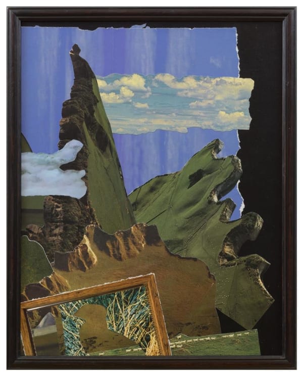 Teresa Hr Lane Here For Ages #13, 2022 Mixed media collage & recycled frame 45.0 x 36.0 cm