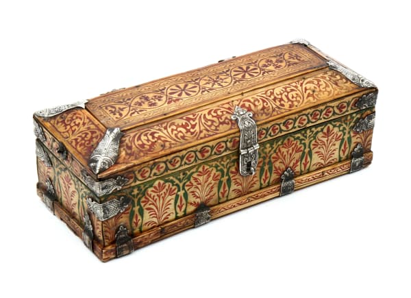 Caixa de Escrita Indo-Portuguesa / Indo-Portuguese Pen Box , Decão, Índia, séc. XVII