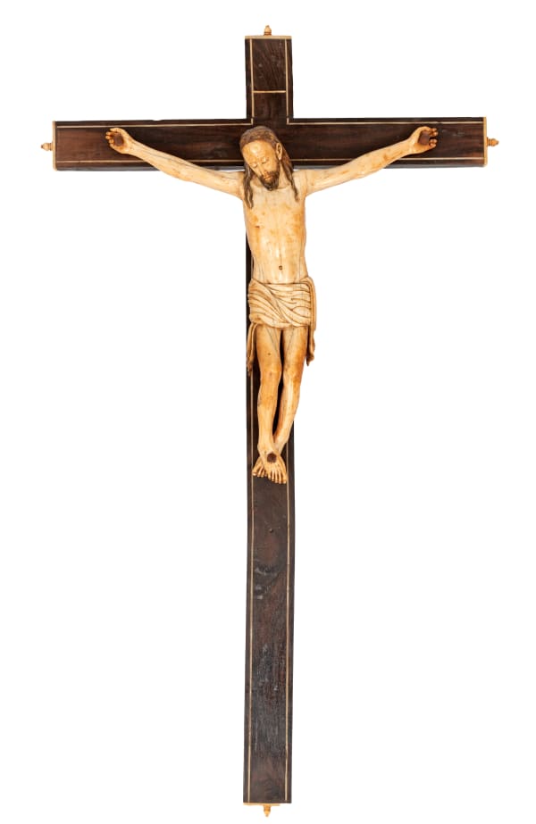 Cristo Crucificado Sino-português, Sul da China, prov. Zhangzhou, c. 1590-1620