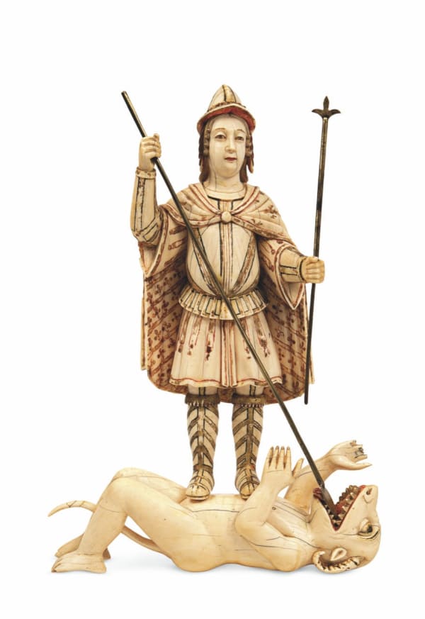 Arcanjo São Miguel Indo-português , Índia, Goa, séc XVII