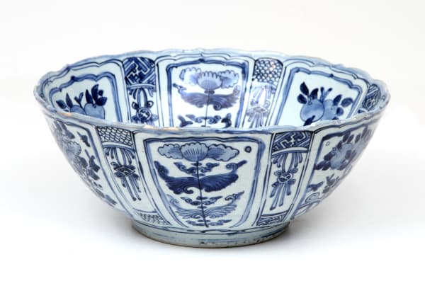 Taça em Procelana Kraak, Dinastia Ming, Reinado Chongzhen (1627-1644), c.1640-1645.