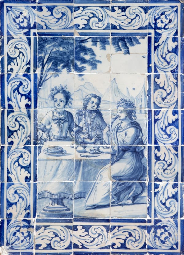 Painel de Azulejos - Cena do quotidiano, Portugal, séc. XVIII