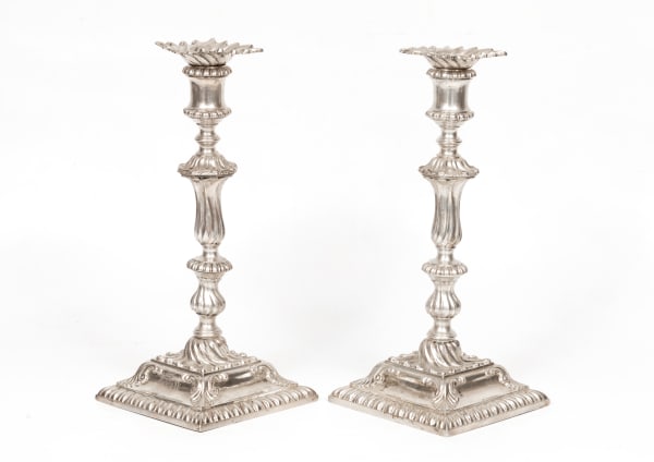 João Coelho Sampaio, Par de castiçais , D. José (1750-1777), séc. XVIII, Portugal